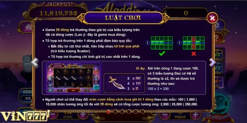 Cách chơi Aladin siêu đơn giản