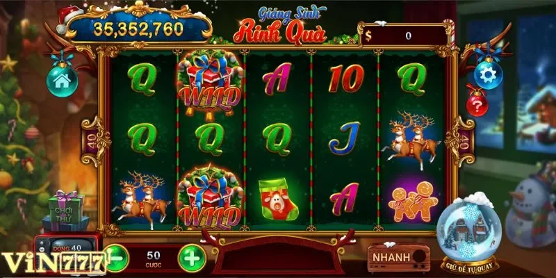 Tìm hiểu về slot game Giáng sinh rinh quà